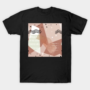 Minimal Colorful Abstract Pattern T-Shirt